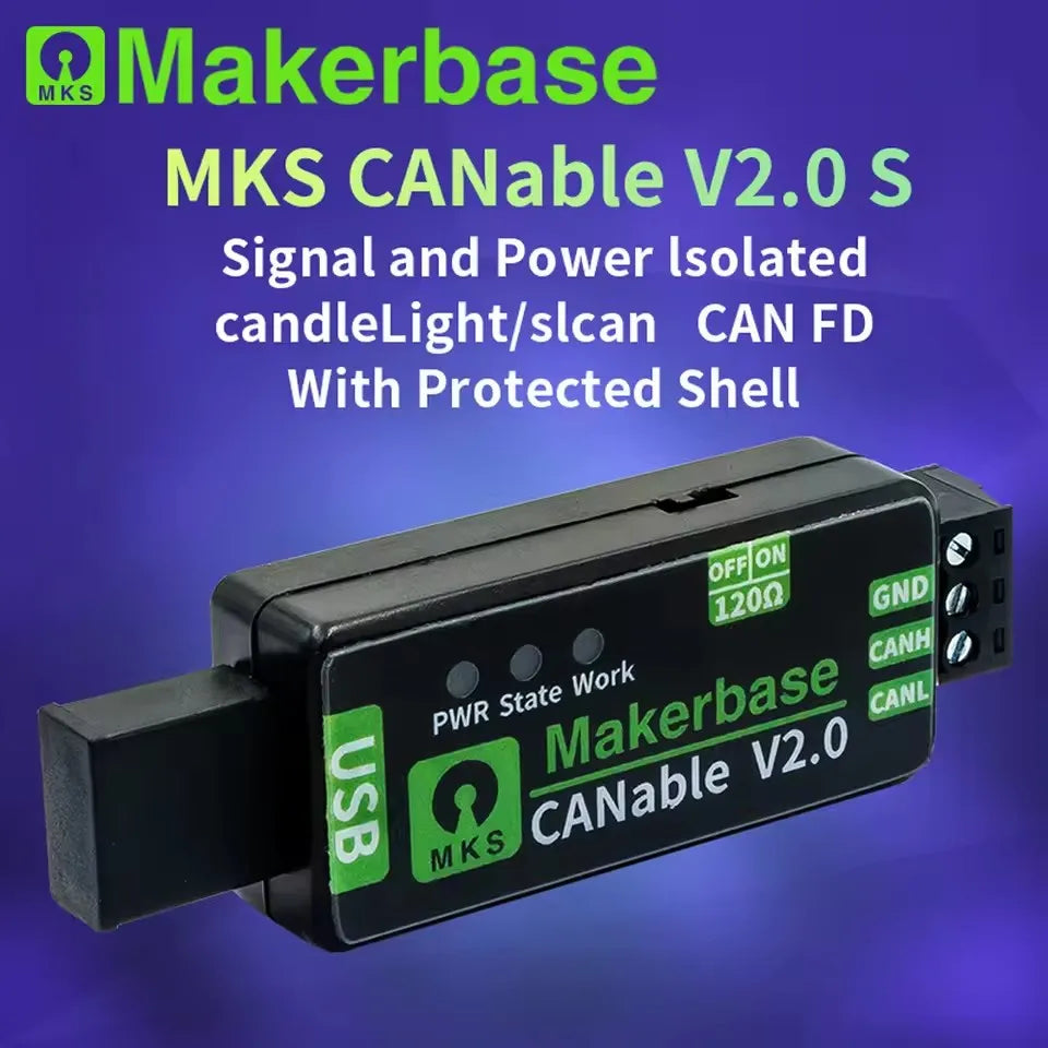 CANable 2.0 USB-to-CAN Adapter Options