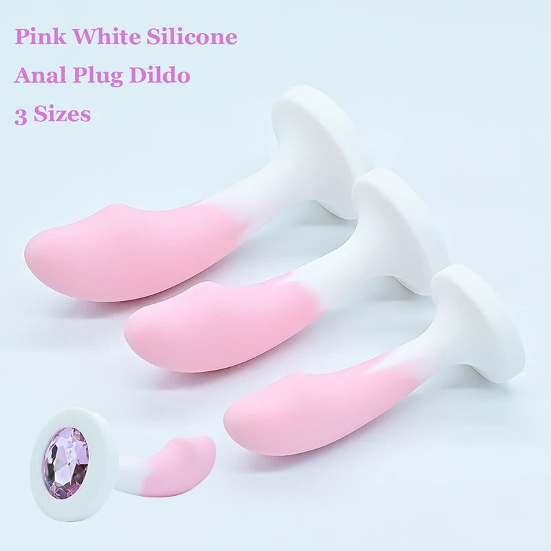 Crystal Base Silicone Anal Plug 💎