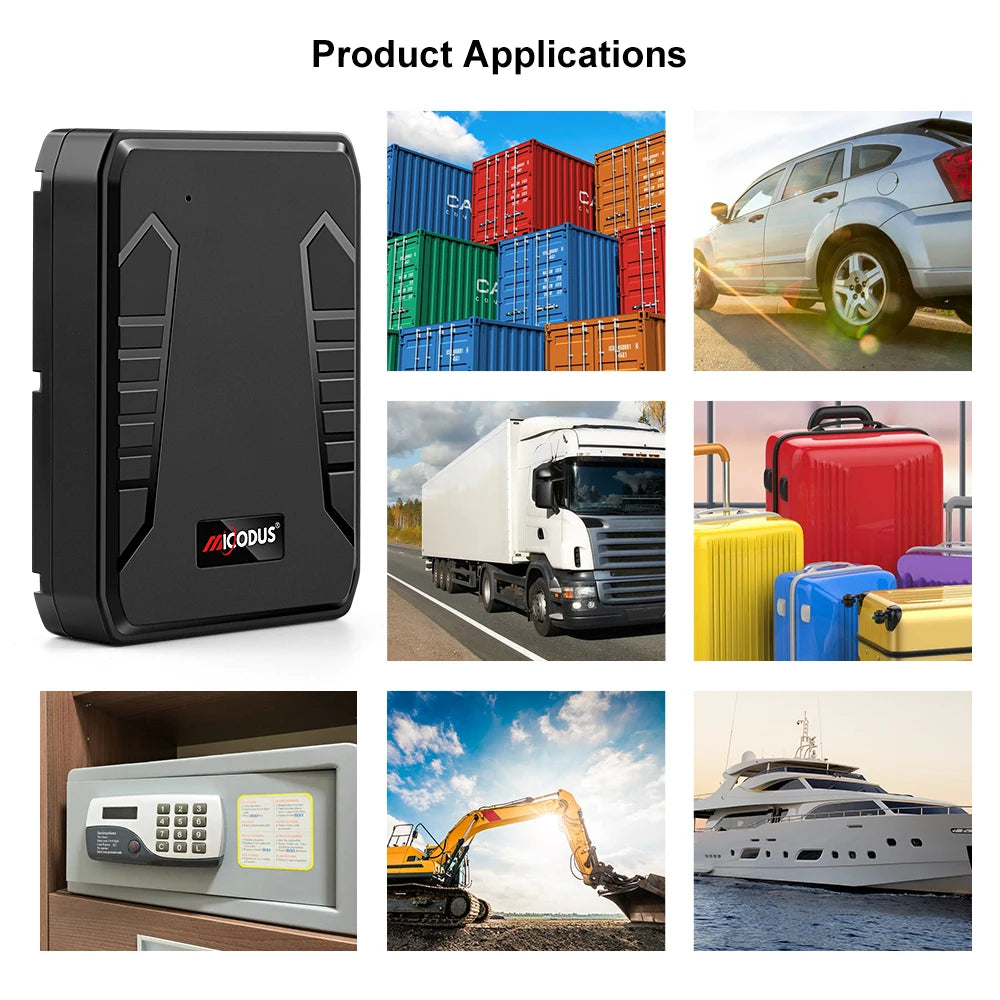 4G MiCODUS GNSS Locator ML808G 10000Mah Magnet Asset GPS Tracker Vehicle Waterproof Geo-fence Lifetime Free APP