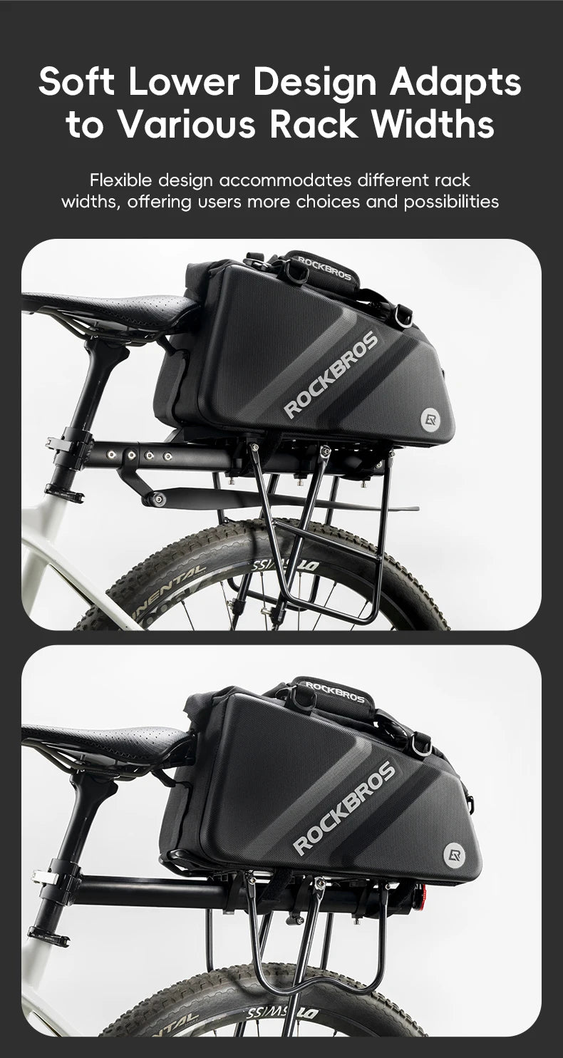 11.6L Bicycle Rear Pannier Bag Double Side Rainproof Storage