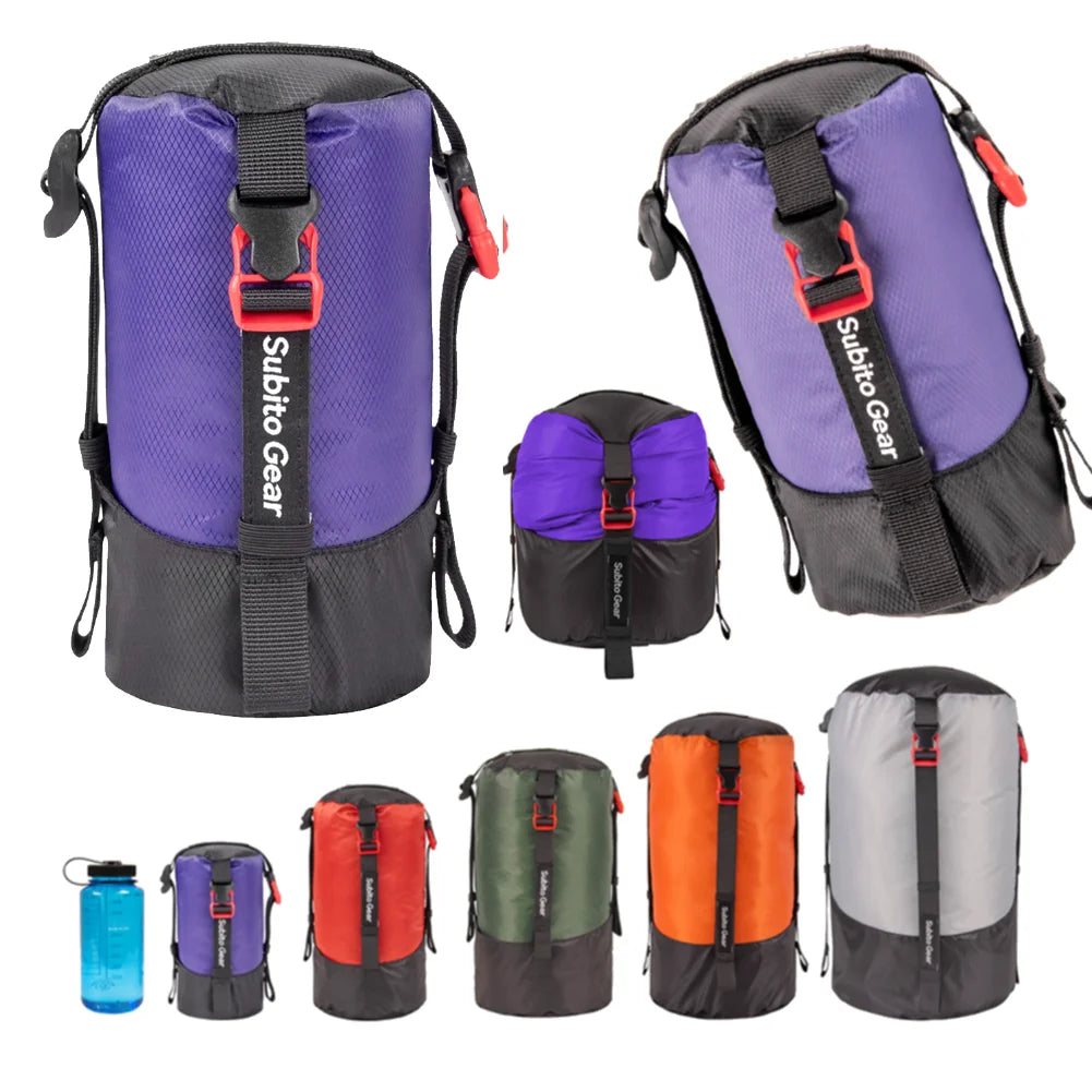 Sleeping Bag Compression Storage Bag Waterproof Portable Ultralight 1-25L