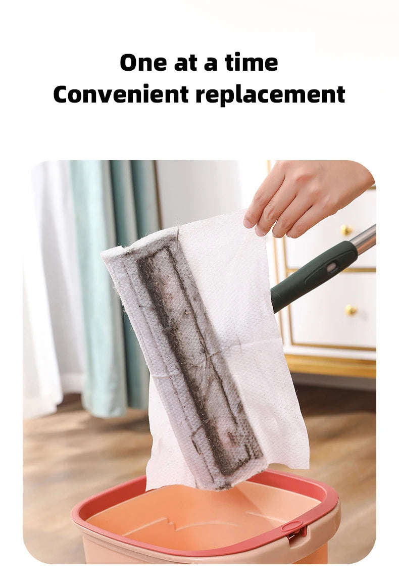 72-226CM Extended Window Cleaning Tool Glass Cleaner Mop with Silicone Scraper Window Cleaning Brush Household Cleaning Tools