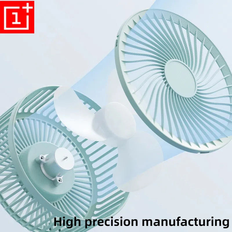 Tragbarer USB-Klapp-Schreibtischventilator mit 3 Geschwindigkeiten und Timer