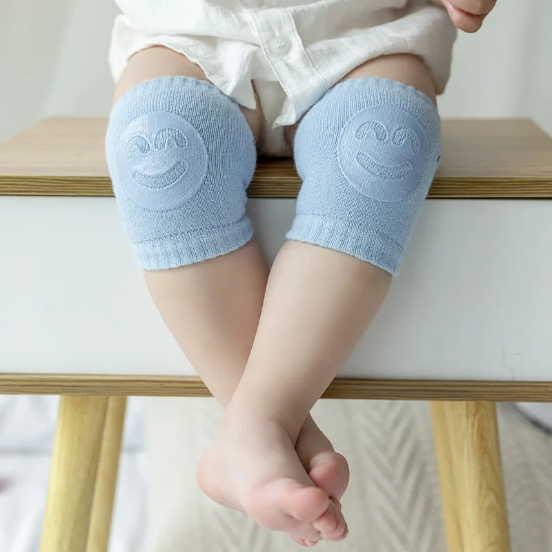 Cotton Baby Knee & Elbow Pads - Blue