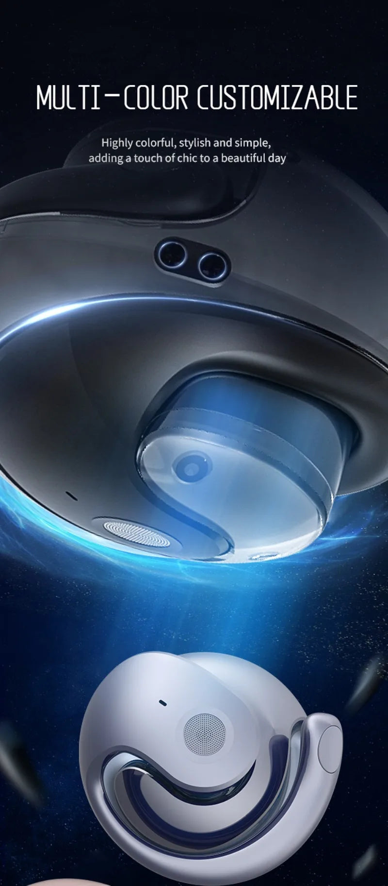 144 Language Translation Wireless Headphones Smart Waterproof Ai Real-time Translator Bluetooth 5.4 Earbuds Business Earphone