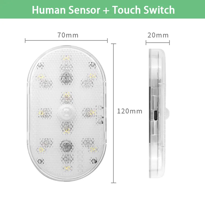 USB Rechargeable Sensor Light with Trigger Options