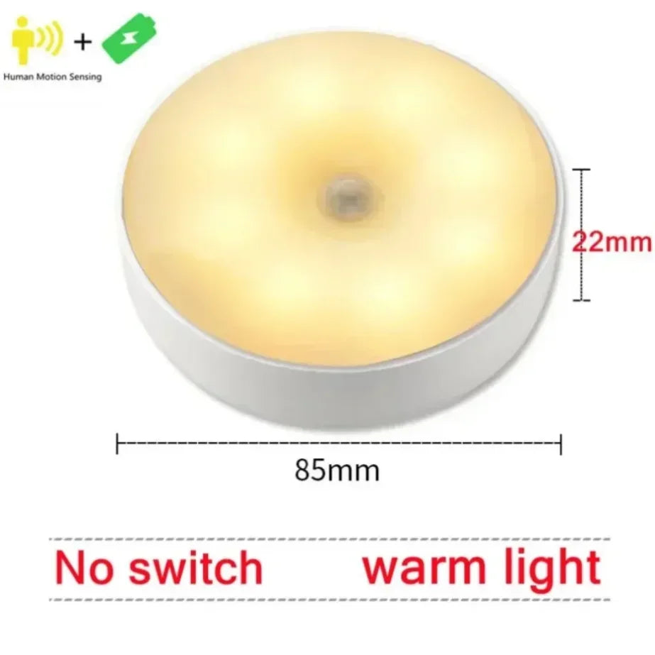 Luce notturna ricaricabile con sensore di movimento