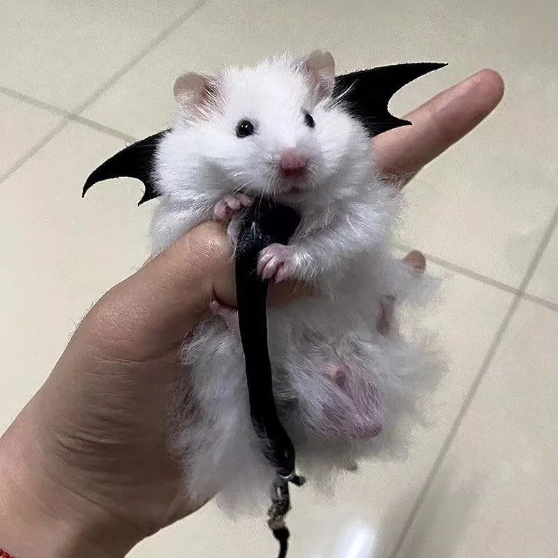 Small Animal Hamster Traction Rope Strap, Hamster Flower Branch Rat Leash Hamster Traction Rope Anti Escape and Anti Bite Rope