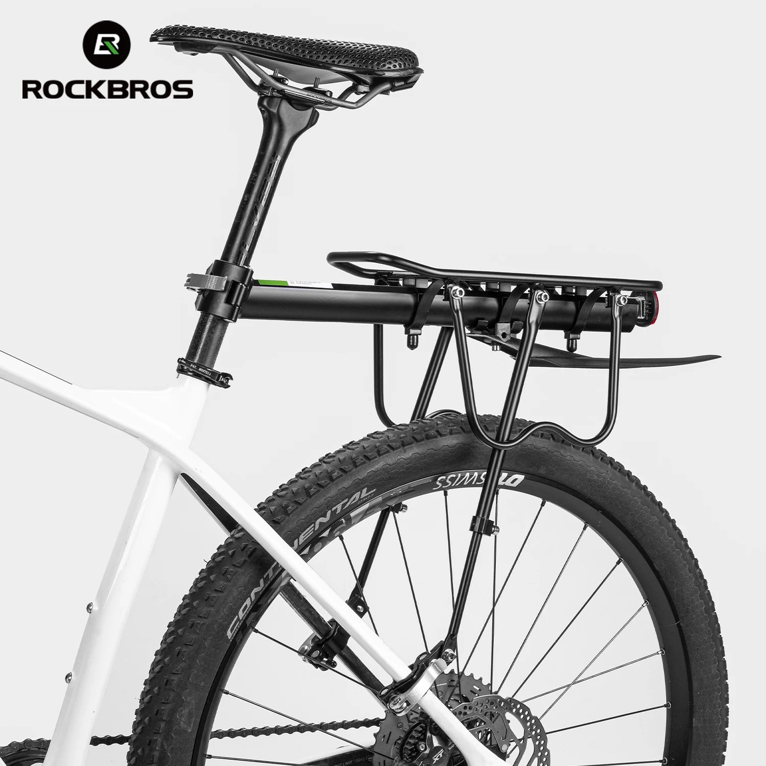 Aluminum Alloy Bike Rear Rack 25kg Detachable Cargo Carrier