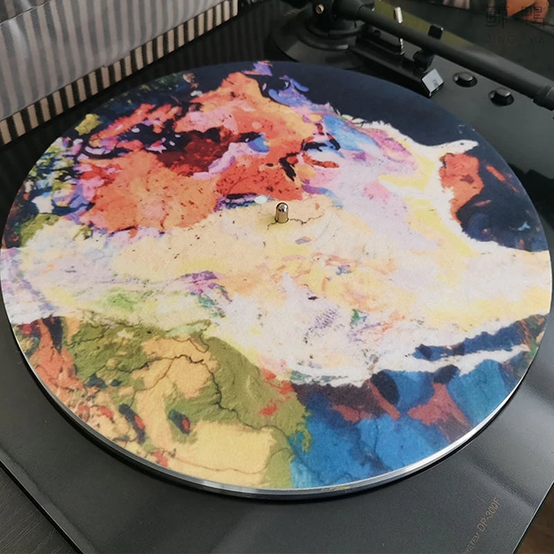 Vilten slipmat voor platenspeler en vinylplaten