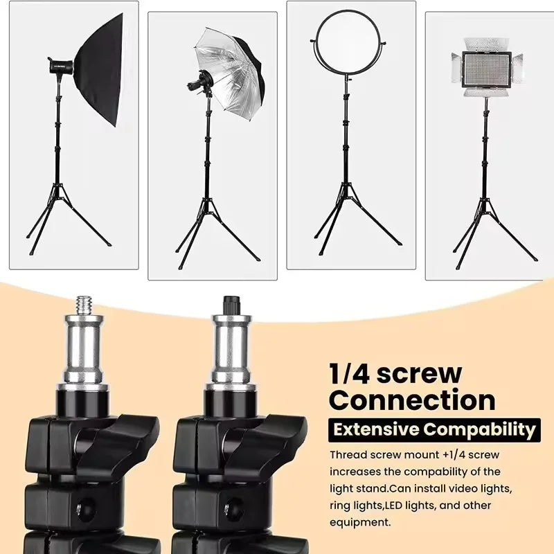 Adjustable Photography Light Stand, 160/200cm