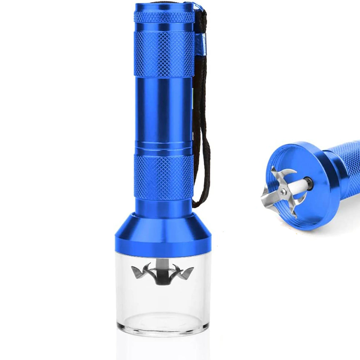 Portable Electric Spice and Herb Grinder, Metal Body