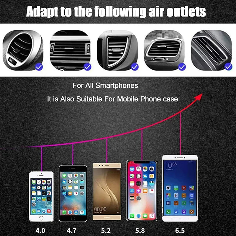 Automatic-Clamp Wireless Car Charging Mount