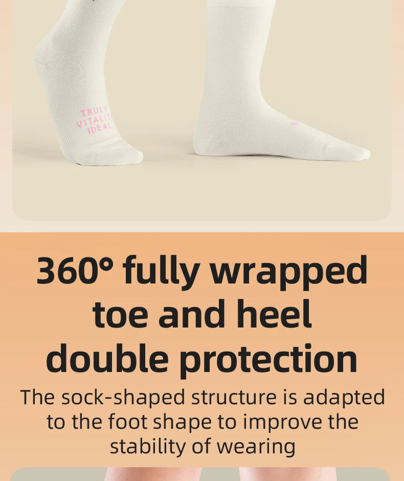 Wool Cycling Socks Moisture-Absorbing Warm Socks for Riding & Hiking