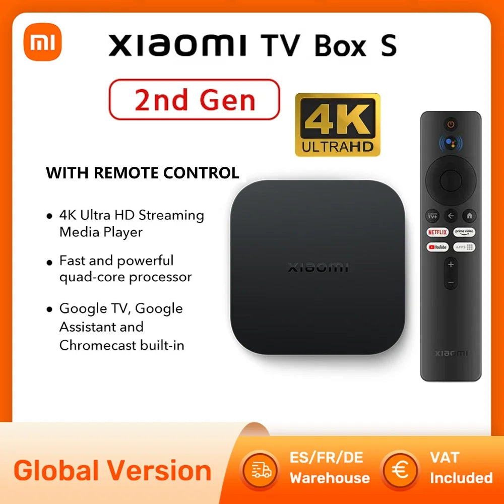 Xiaomi Mi TV Box S 2nd Gen Global Version Smart TV Box