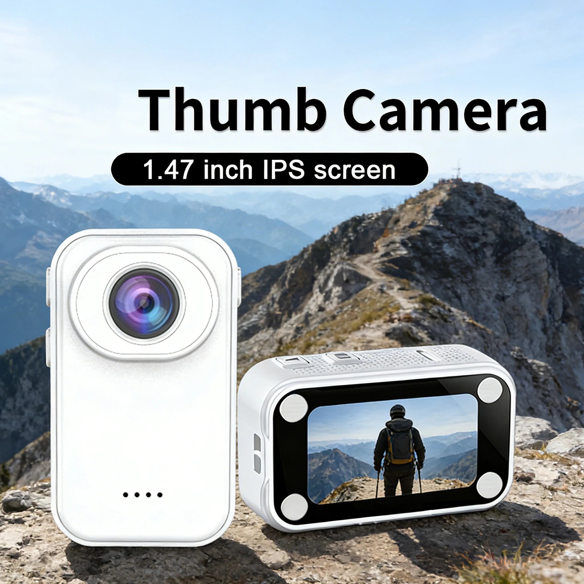 Mini 1080P HD Thumb Action Camera with MicroSD Support