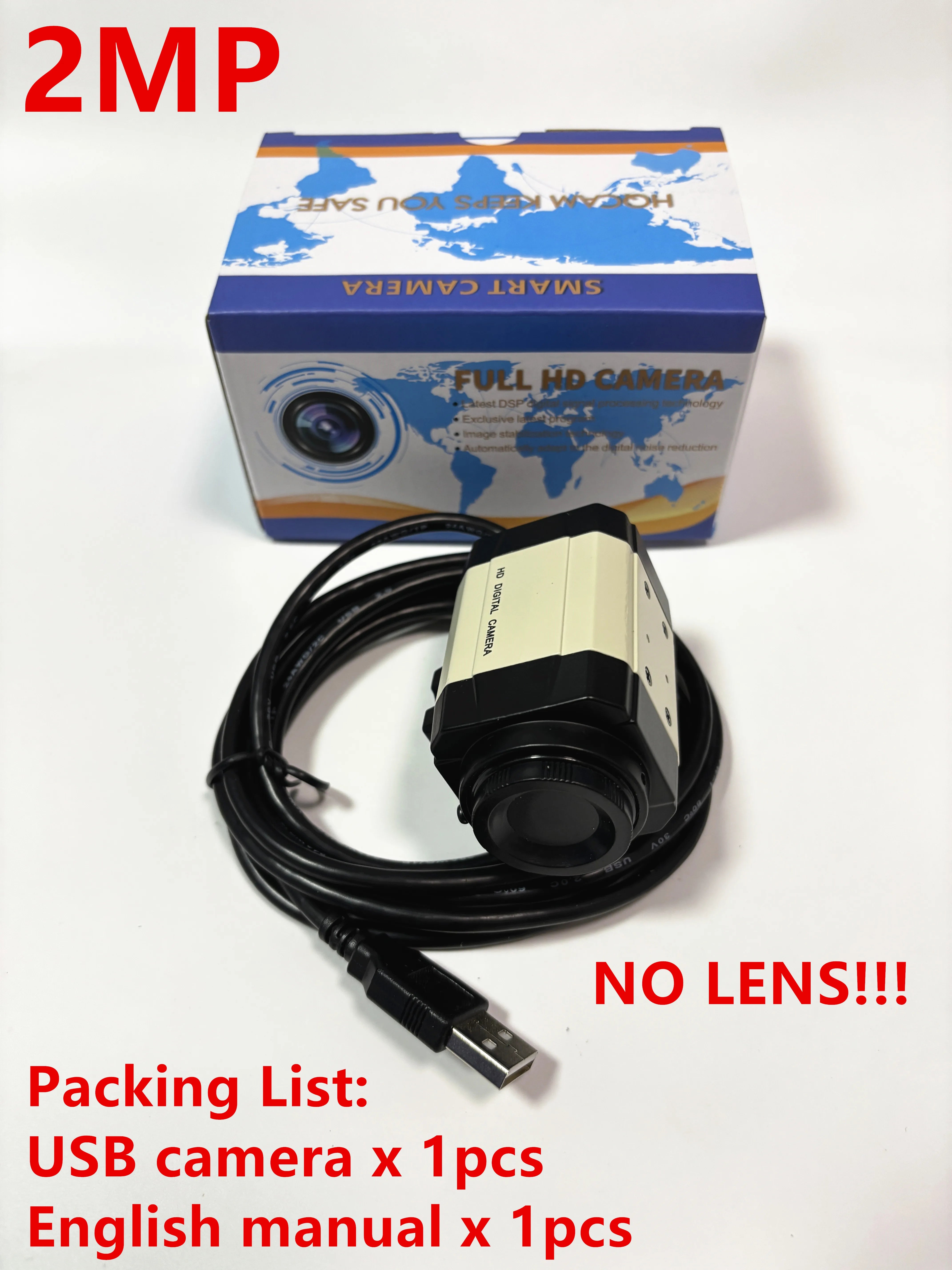 4K IMX415 USB Webcam with 2.8-12mm Varifocal Lens