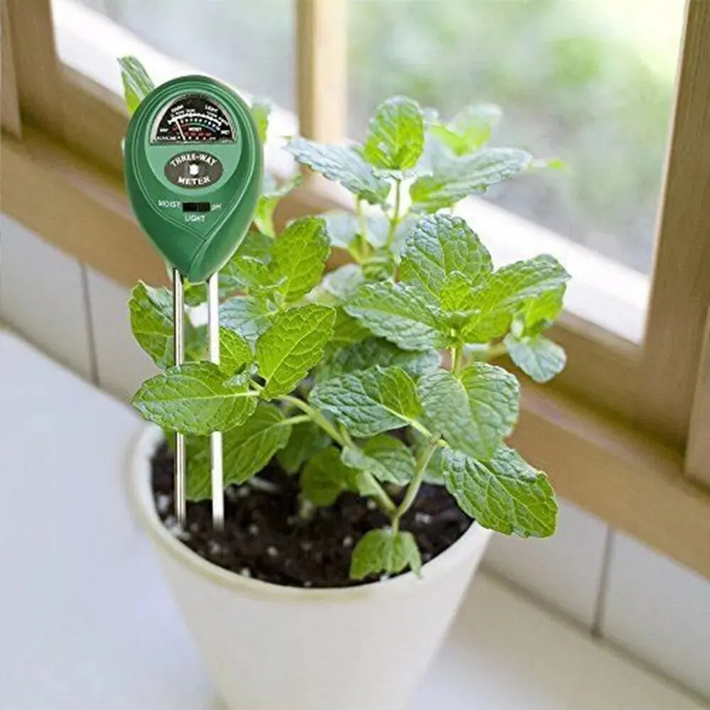 3-in-1 Soil Meter for Moisture, Light and pH