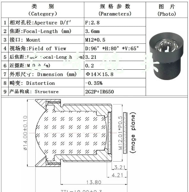 12MP Indoor PoE Security IP Camera with Mic and Motion Detection
