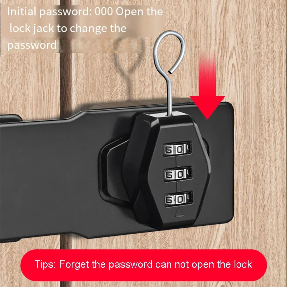 Four-Inch Three-Digit Combination Cabinet Lock