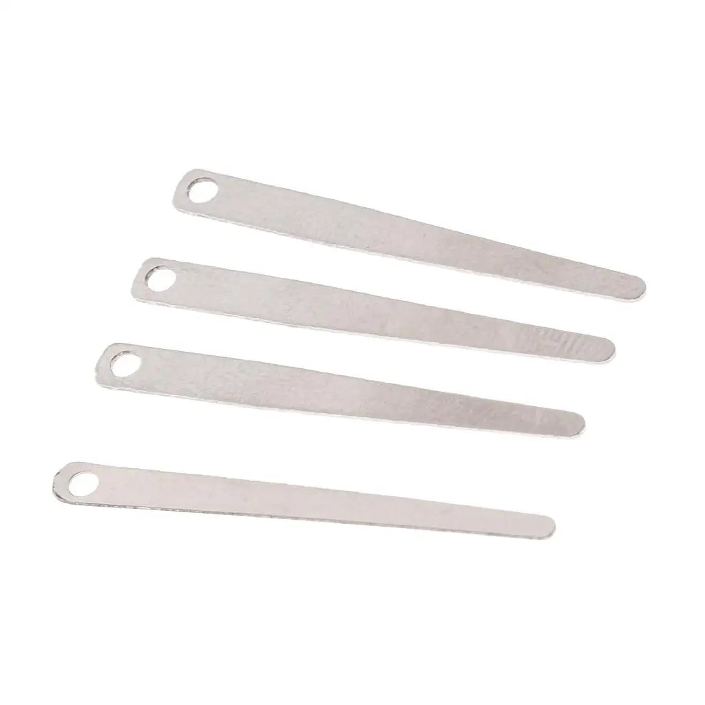 4 molas planas para saxofone com parafusos