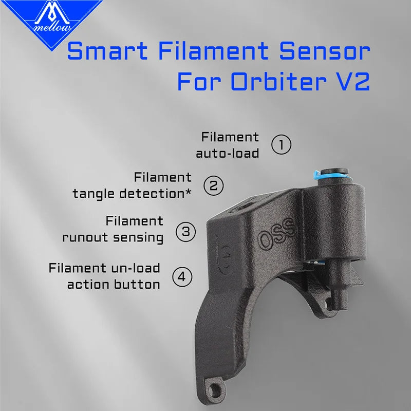 Smart Filament Sensor for Orbiter V2 Extruders