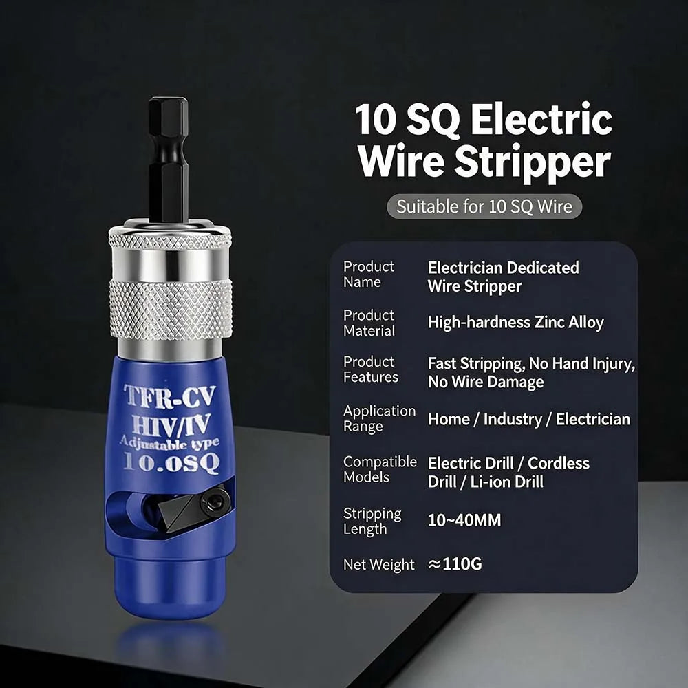 Rotary Wire-Stripping Tool - Size Options
