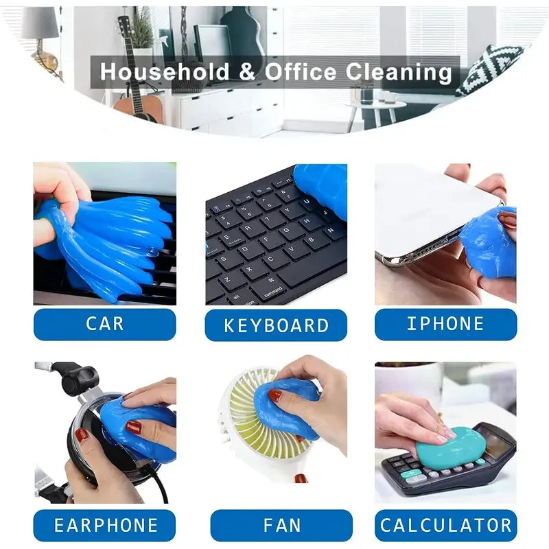 Reusable Dust-Cleaning Gel for Vents and Keyboards