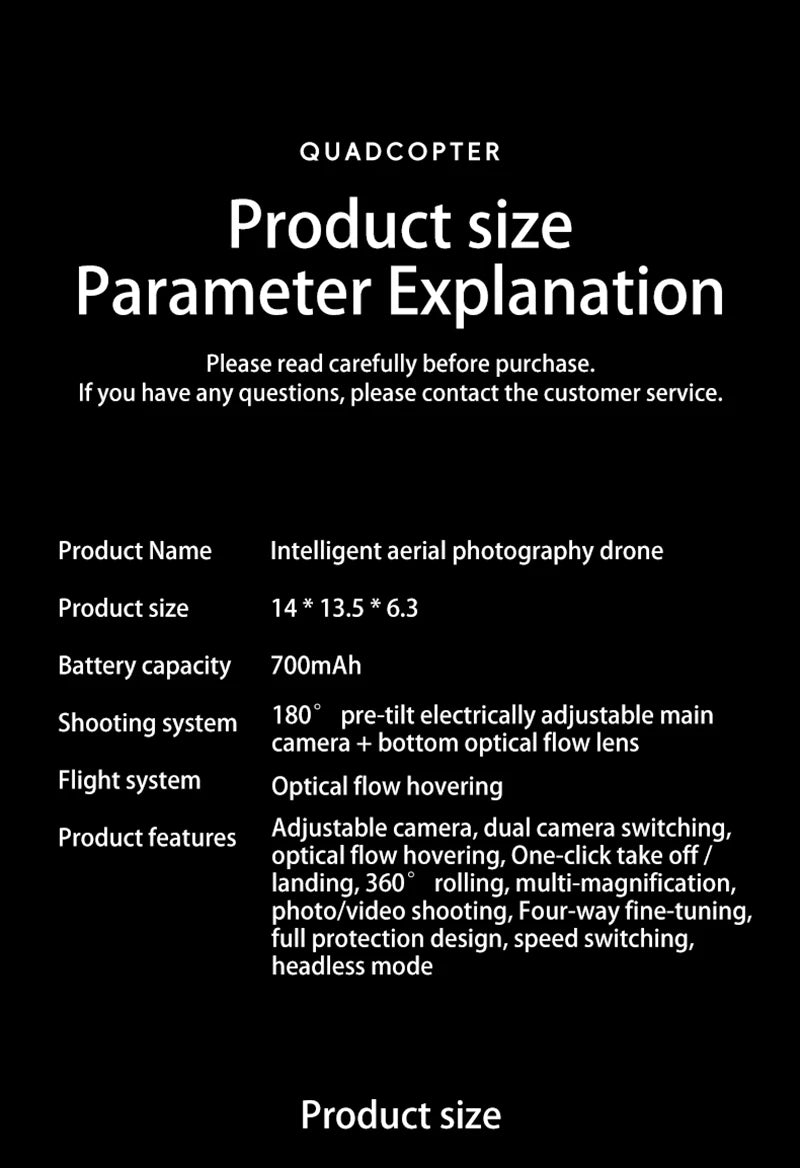 Camera Drone - Standard and Screen Controller Options