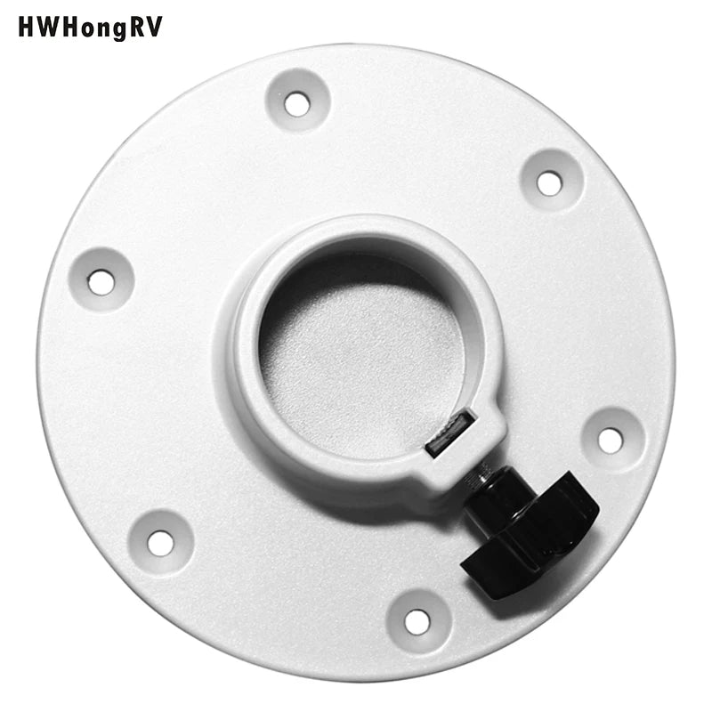 Manufacturers' Select RV or Boat Table Leg System. SurFit Leg Sets, Silver, Surface Mount with Aluminum Floor and Table Bases