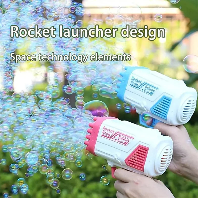 32-Hole Handheld Electric Bubble Toy