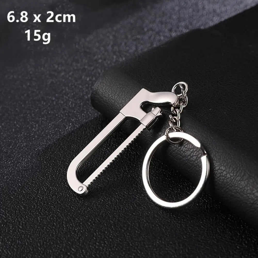 Creative Mini Metal Wrench Tools Keychain Portable Outdoor Multifunction Spanner Car Key Rings For Men Utility Gifts