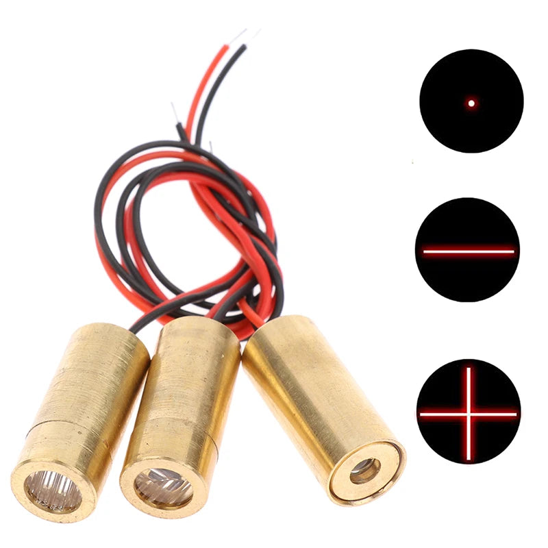 Modulo laser rosso da 650 nm - punto, linea o croce