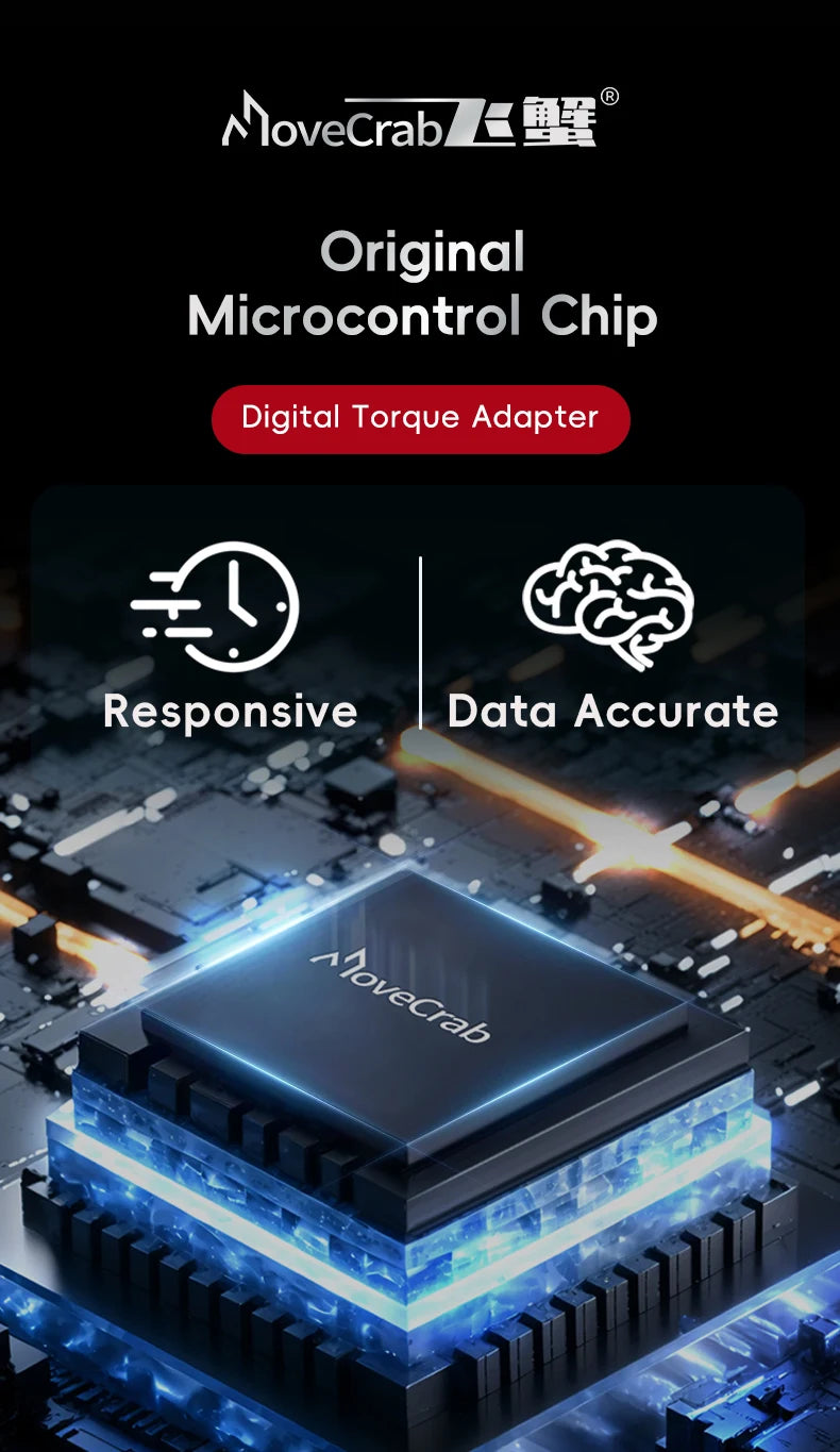 Digital Torque Adapter with Peak and Track Modes
