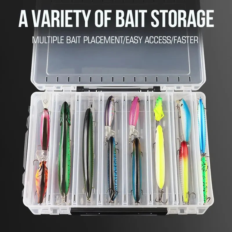 Double-Sided Fishing Tackle Box, 319 or 816