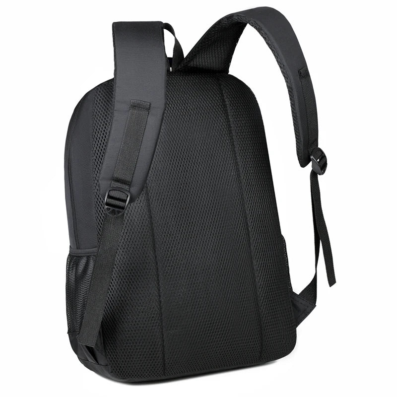 Mochila de viagem em tecido Oxford com compartimento para portátil