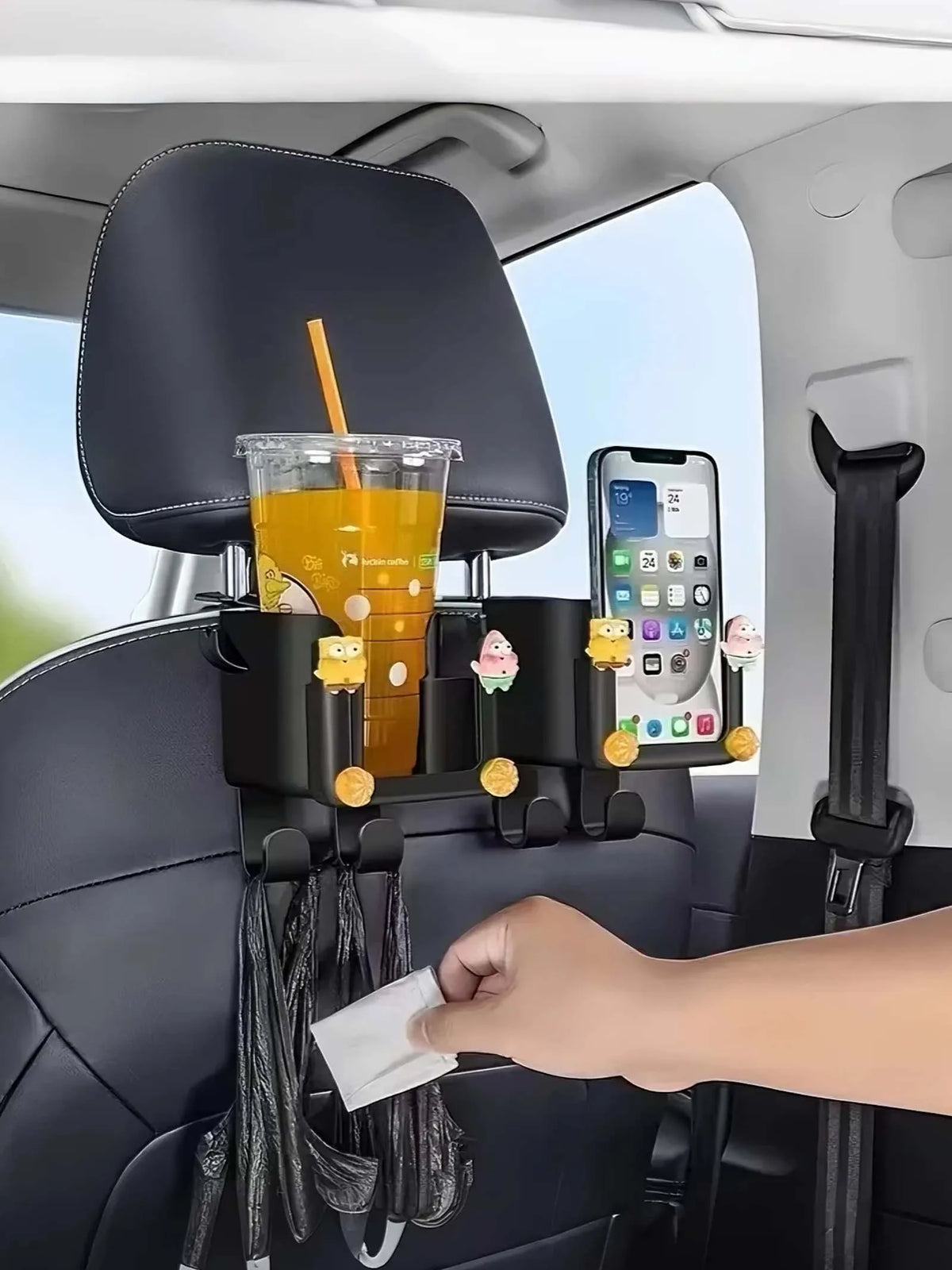 Car Seat-Back Storage Organiser