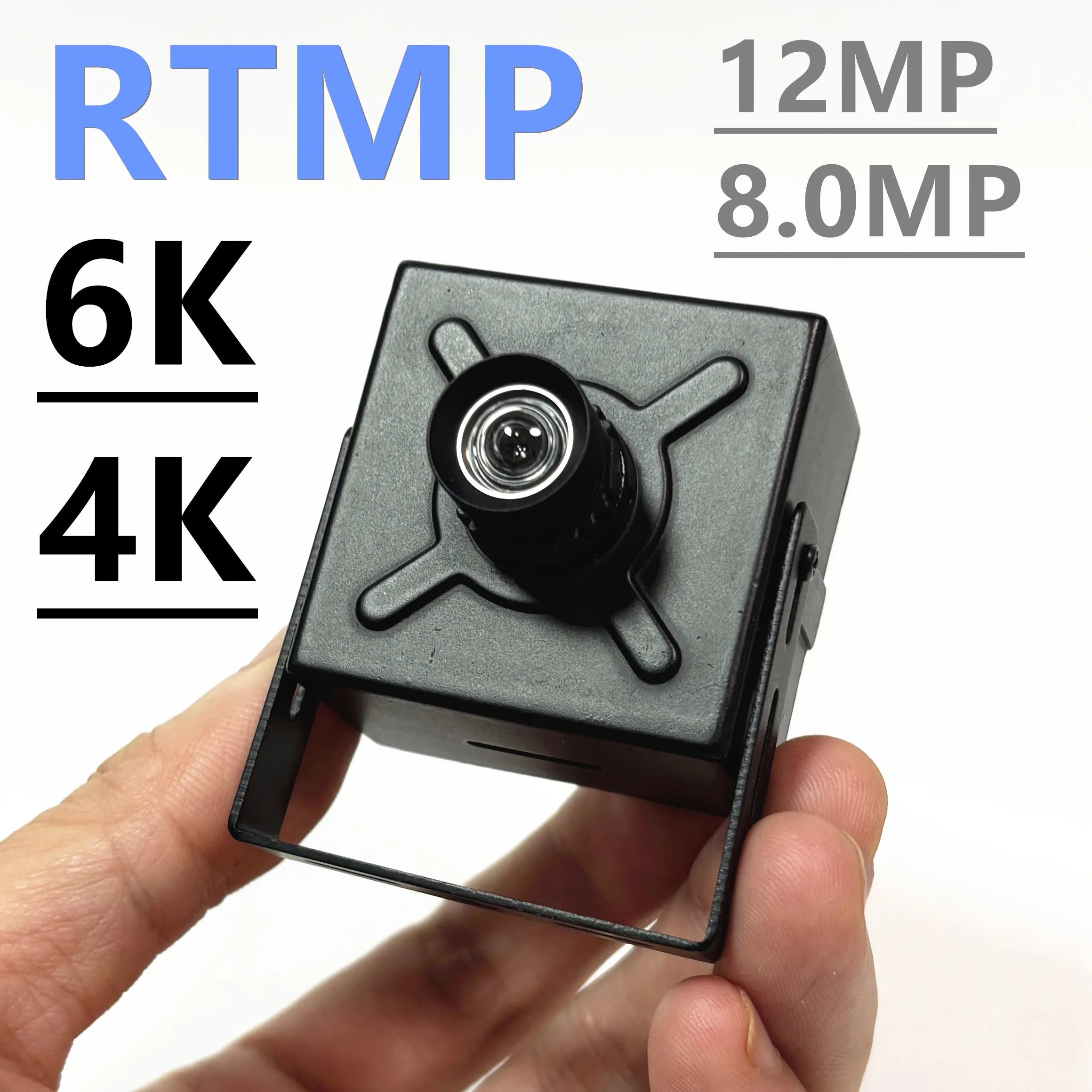 12MP Indoor PoE Security IP Camera with Mic and Motion Detection