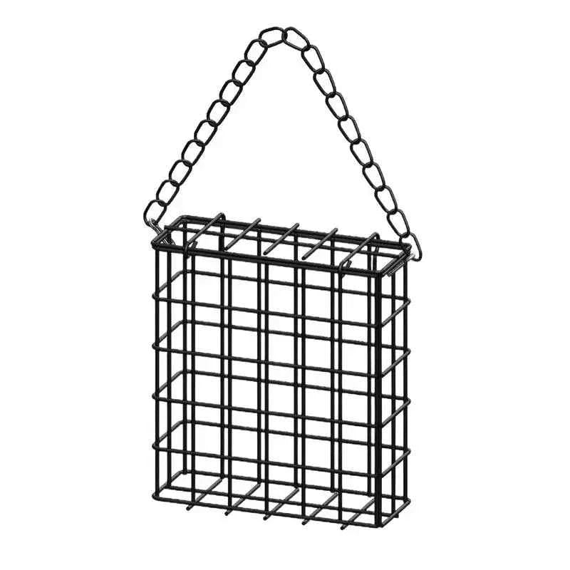 Hanging Wire Suet Bird Feeder, 13 × 13 cm
