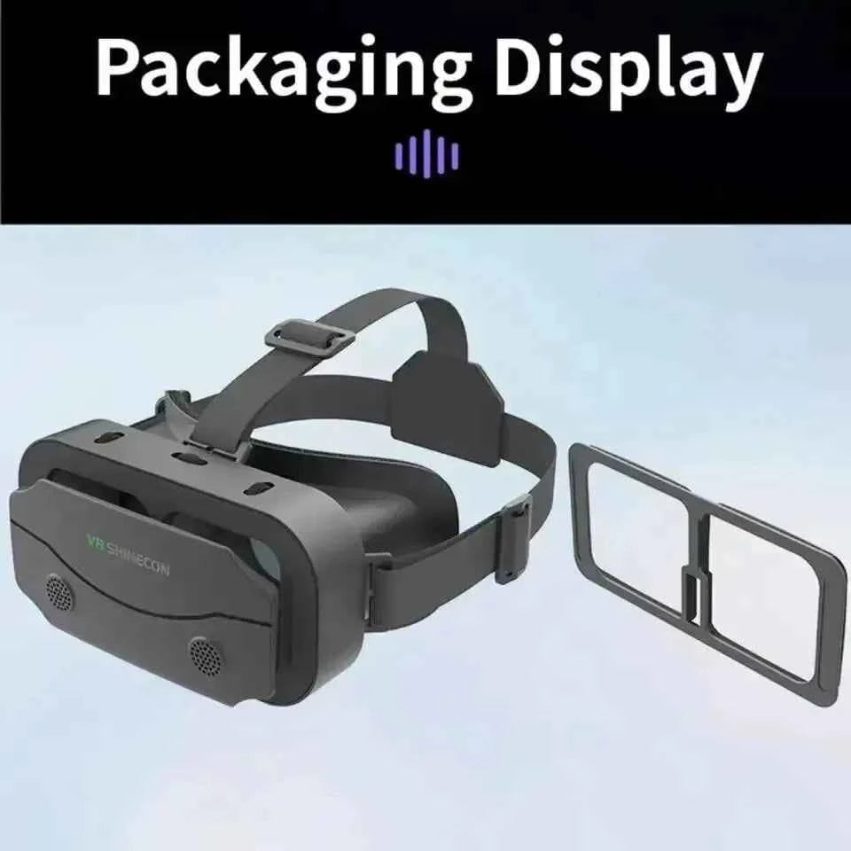 VR Glasses 3D Virtual Reality Headset Devices Helmet Lenses Goggles Smart For Smartphones Phone Cell Mobile Game Viar Viewer Set