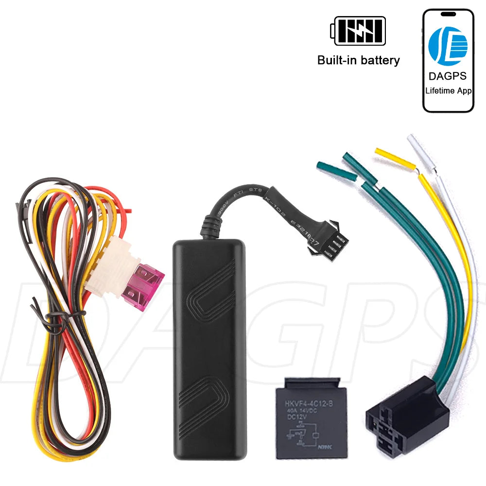 DAGPS Mini GPS Tracker TK205 Device ST-901 Car Motorcycle GSM Locator Remote Control With Real Time Listening System APP - Spy-shop.com