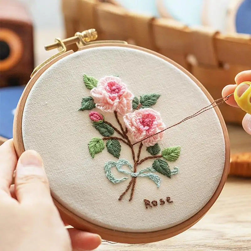 Beech Wood Embroidery Hoop for Cross Stitch, Nine Sizes