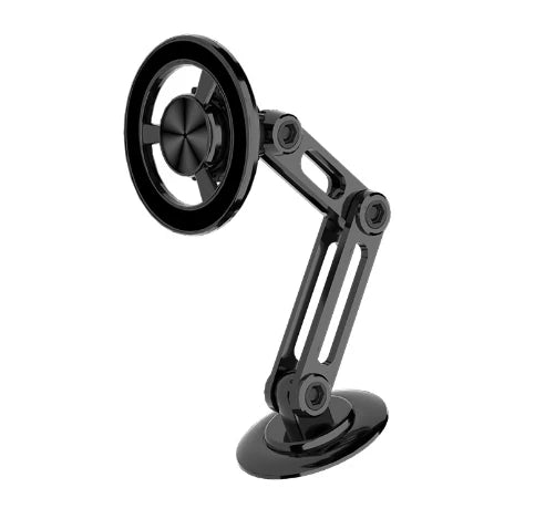 Magnetic Car Phone Mount for iPhone 12–15, Charging Options