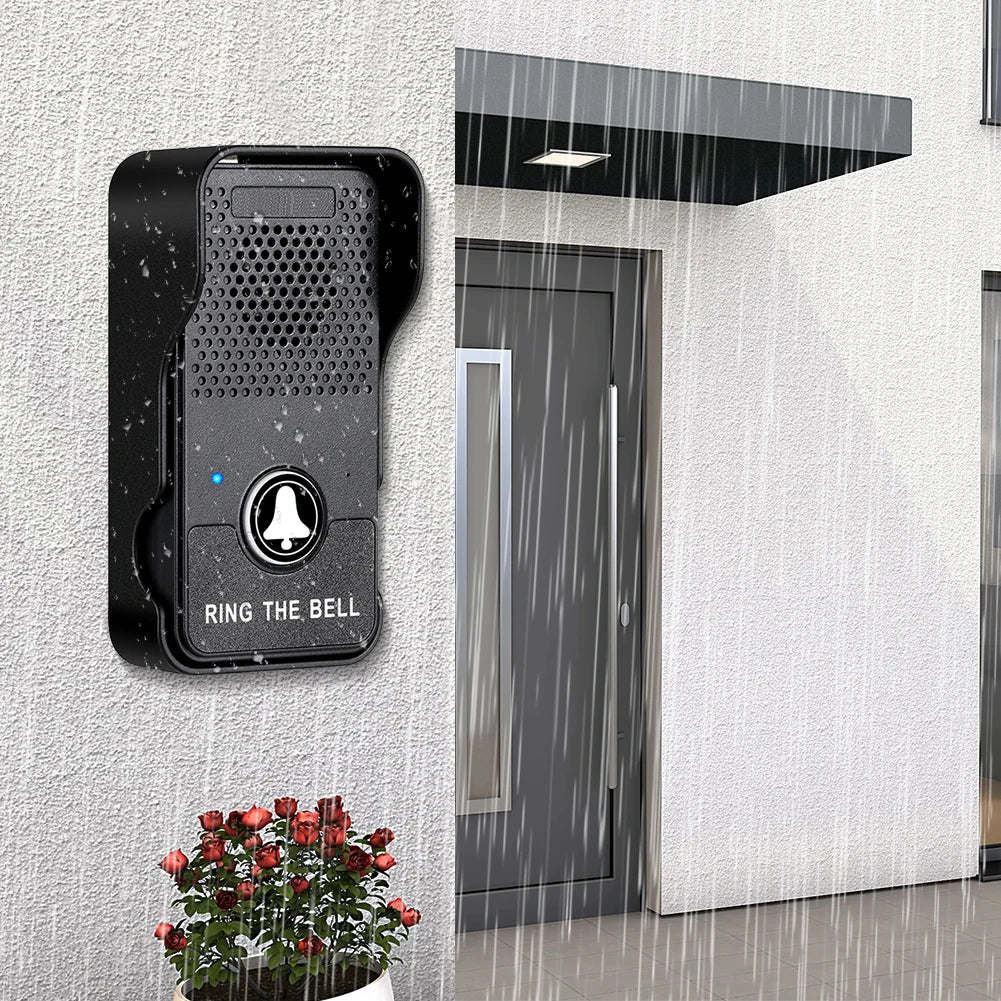 Wireless Intercom Doorbell with 2-Way Audio and 500m Range