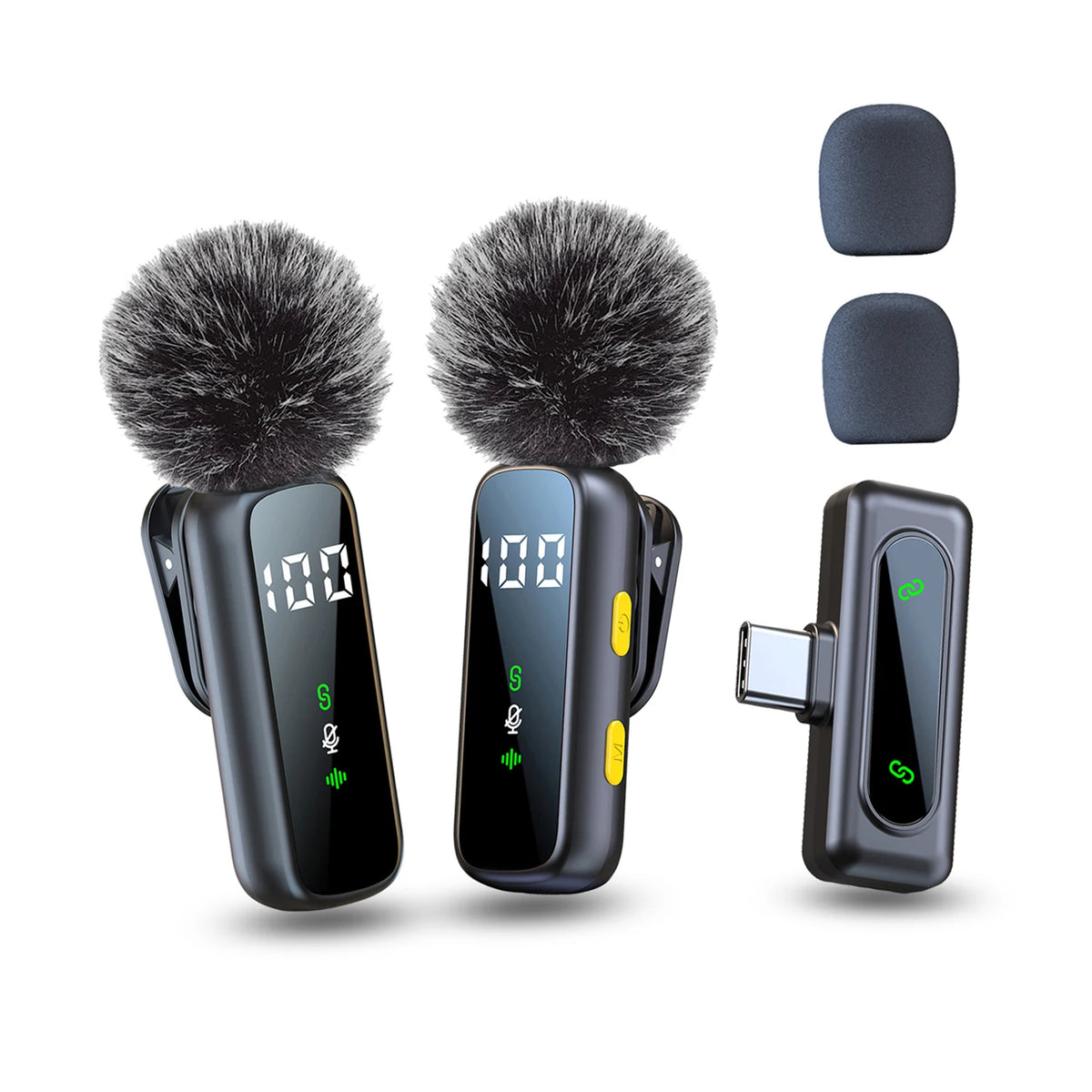 Wireless Lavalier Microphone for USB-C Devices