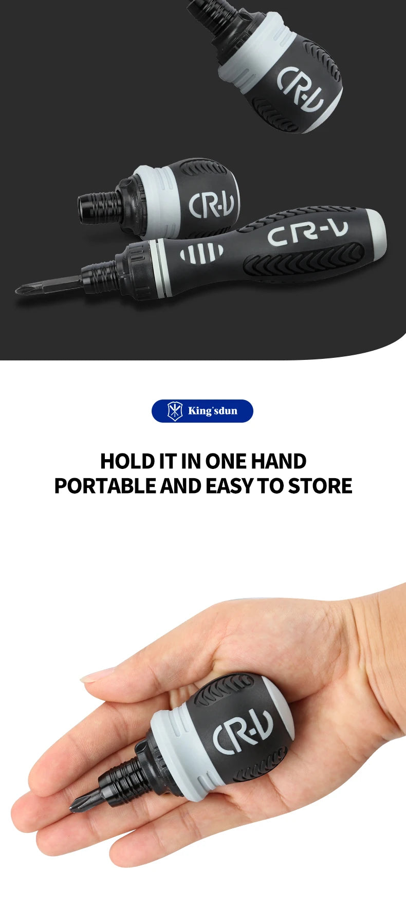 Magnetic Ratchet Screwdriver - Length Options
