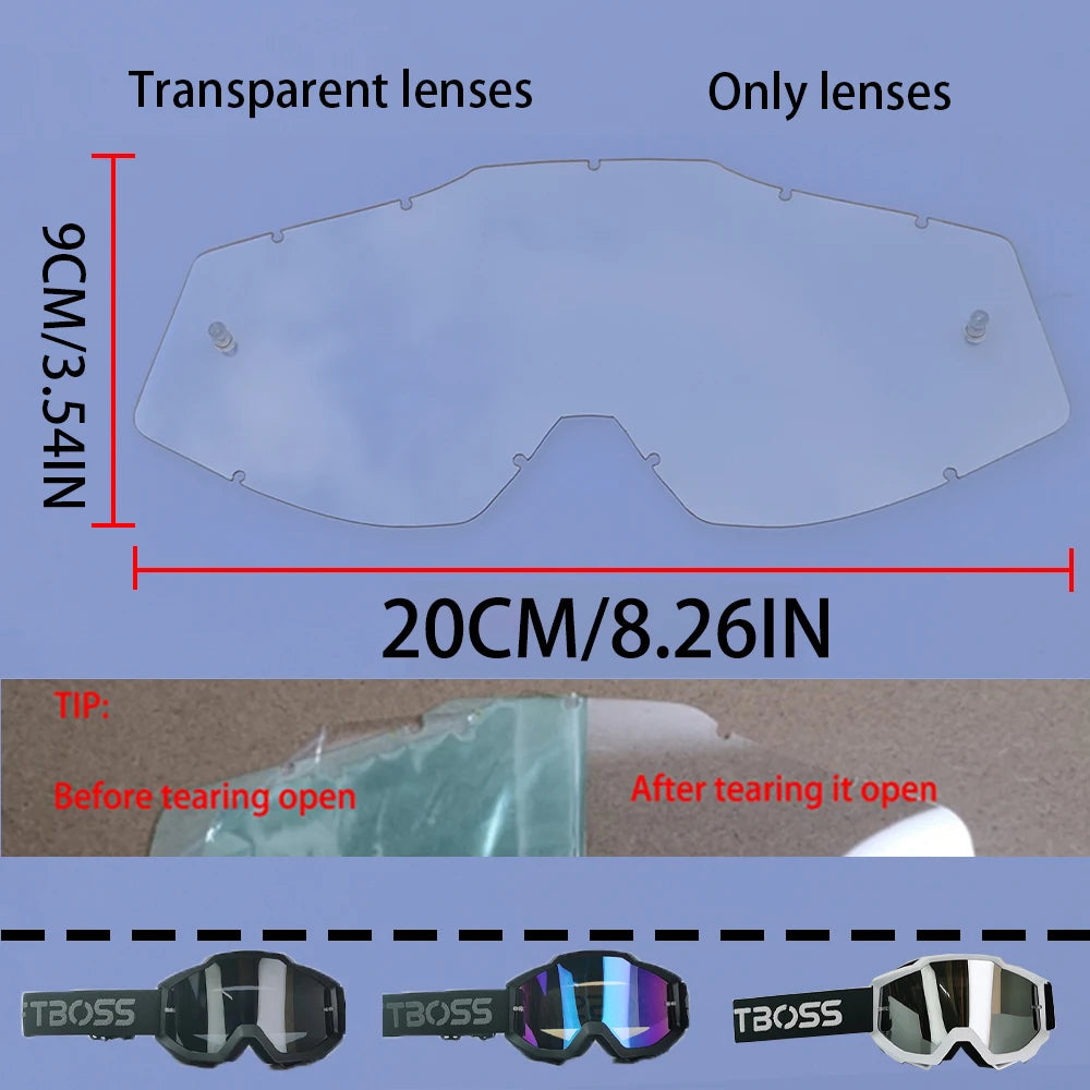 Motorcycle Goggles Dustproof Racing Glasses for Men & Women