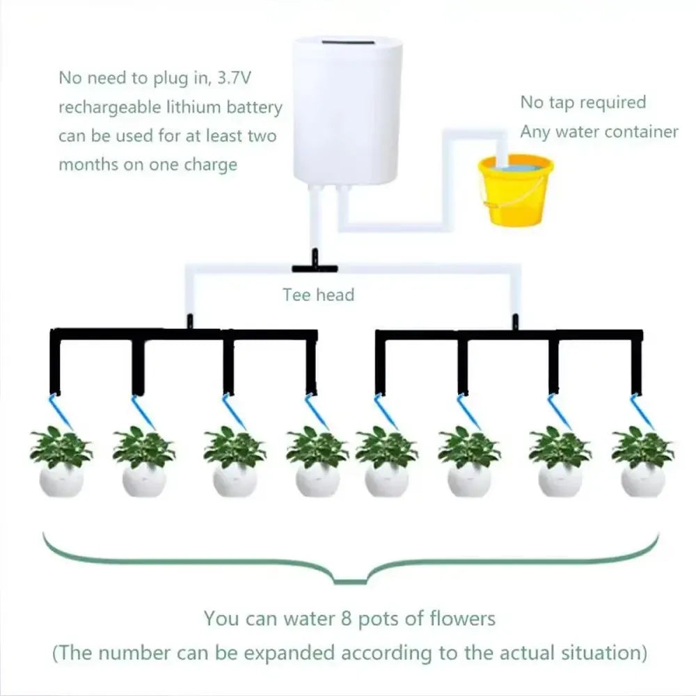 Pompa Automatica per Irrigazione Piante con Timer