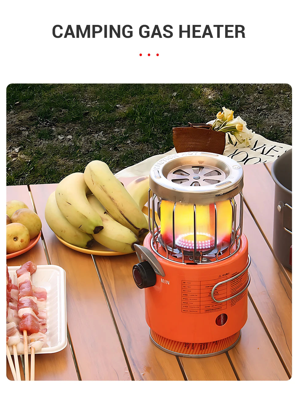 WESTTUNE Outdoor Gas Stove for Cooking and Heating