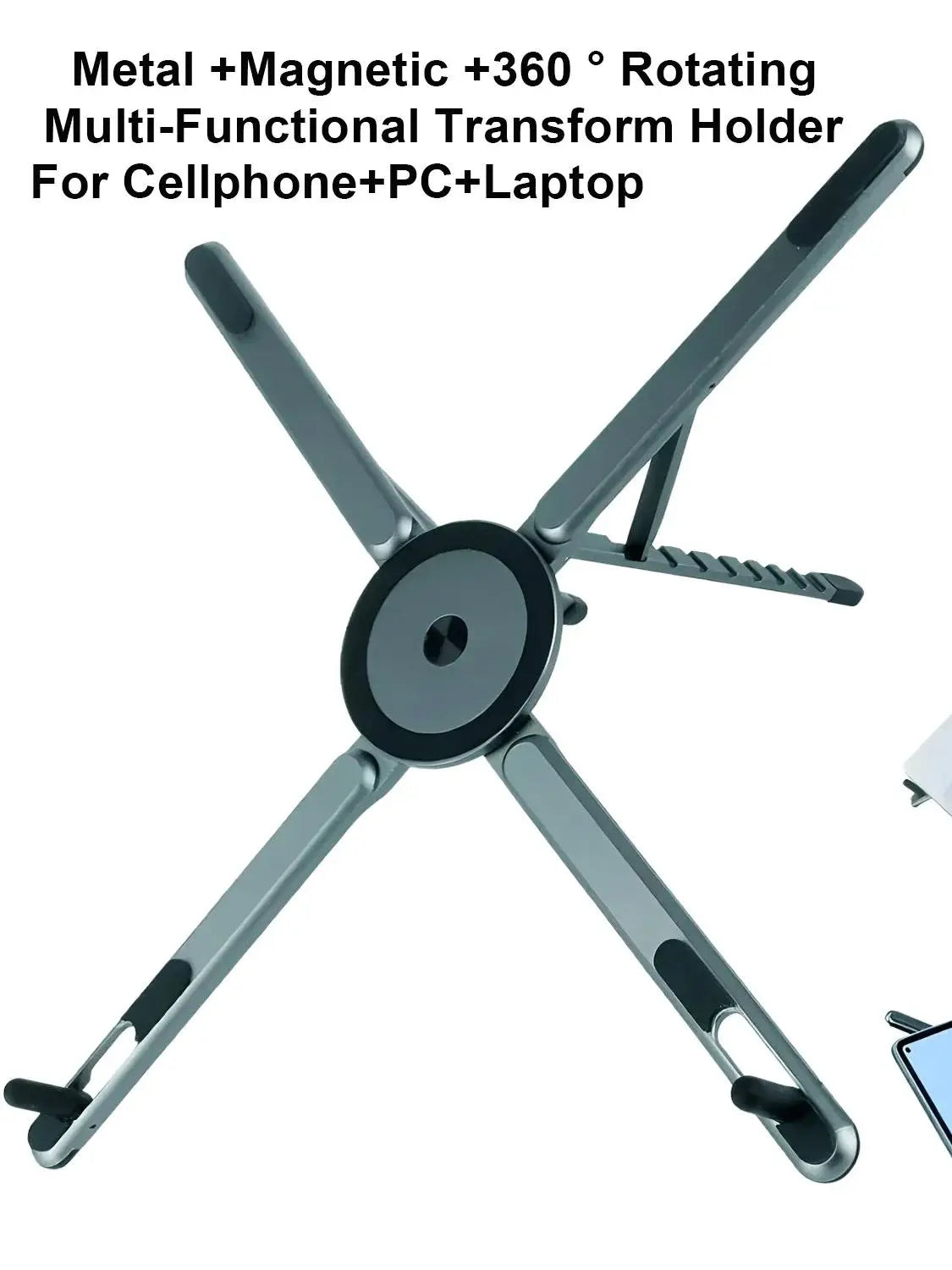 Foldable Magnetic Phone Holder and Tripod